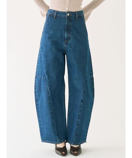 LAGUNAMOON（ラグナムーン）の「カーヴィラインデニムパンツ（デニムパンツ・レディース・グレー/ブルー・MEDIUM/SMALL）」の3枚目の写真