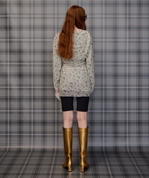 MAISON SPECIAL(メゾンスペシャル)の「Round-Toe Wide Long Boots/ラウンドトゥワイドロングブーツ(ブーツ・レディース・ゴールド/ダークブラウン/ブラック・38/36/37)」の13枚目の写真