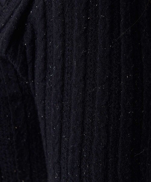 Belle Charme(ベルシャルム)の「【Belle Charme】Ribbon Rib Knit Onepiece(ワンピース・レディース・ベージュ/ブラック/オフホワイト・FREE)」の12枚目の写真