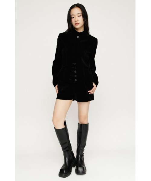 SLY(スライ)の「CLASSY LOW WAIST S/PT クラッシーローウエストショートパンツ 秋服 冬服(スラックス・レディース・ベージュ/マルチ/ブラック・0/1)」の7枚目の写真