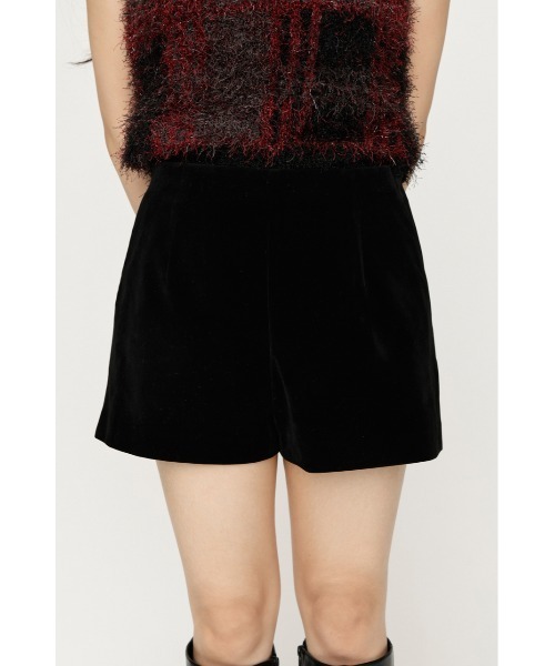 SLY(スライ)の「CLASSY LOW WAIST S/PT クラッシーローウエストショートパンツ 秋服 冬服(スラックス・レディース・ベージュ/マルチ/ブラック・0/1)」の9枚目の写真