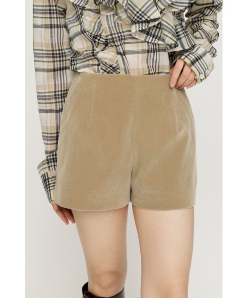SLY(スライ)の「CLASSY LOW WAIST S/PT クラッシーローウエストショートパンツ 秋服 冬服(スラックス・レディース・ベージュ/マルチ/ブラック・0/1)」の10枚目の写真
