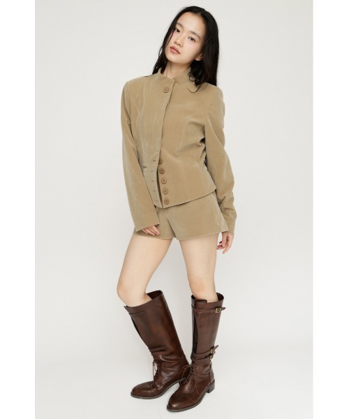 SLY(スライ)の「CLASSY LOW WAIST S/PT クラッシーローウエストショートパンツ 秋服 冬服(スラックス・レディース・ベージュ/マルチ/ブラック・0/1)」の13枚目の写真