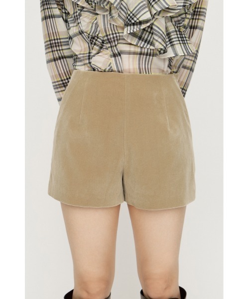SLY(スライ)の「CLASSY LOW WAIST S/PT クラッシーローウエストショートパンツ 秋服 冬服(スラックス・レディース・ベージュ/マルチ/ブラック・0/1)」の14枚目の写真