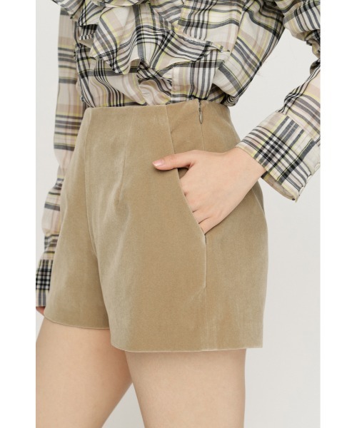 SLY(スライ)の「CLASSY LOW WAIST S/PT クラッシーローウエストショートパンツ 秋服 冬服(スラックス・レディース・ベージュ/マルチ/ブラック・0/1)」の17枚目の写真