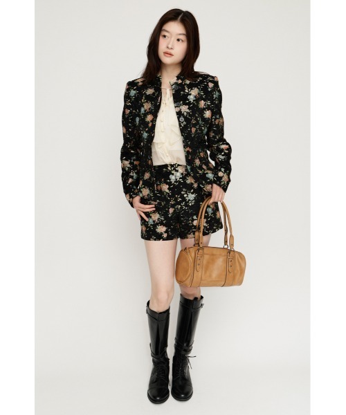 SLY(スライ)の「CLASSY LOW WAIST S/PT クラッシーローウエストショートパンツ 秋服 冬服(スラックス・レディース・ベージュ/マルチ/ブラック・0/1)」の21枚目の写真