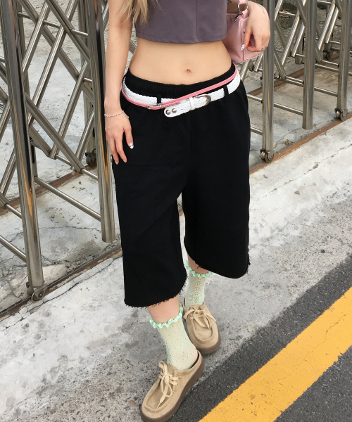 PEPLEE(ペプリー)の「Cut Off Bermuda Sweat Pants (Black)(その他パンツ・レディース・その他・MEDIUM/SMALL/LARGE)」の10枚目の写真