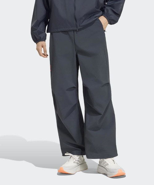 adidas(アディダス)の「ラン ウーブン ロングパンツ / アディダス adidas(その他パンツ・レディース・グレー・LARGE/MEDIUM/SMALL/X-LARGE)」の1枚目の写真
