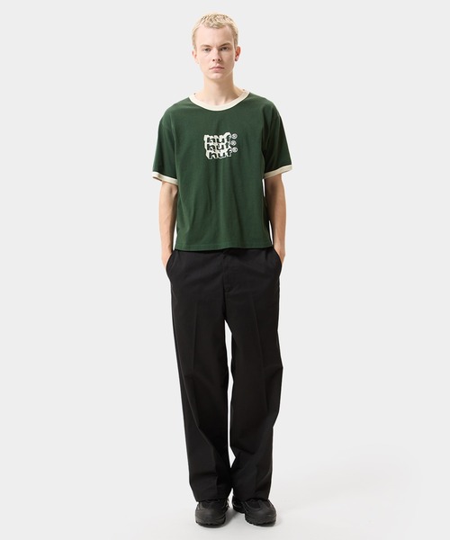 HUF(ハフ)の「HAND STACKED TINY RINGER TEE(Tシャツ/カットソー・メンズ・ネイビー/ナチュラル/グリーン系その他・L/M/S)」の21枚目の写真