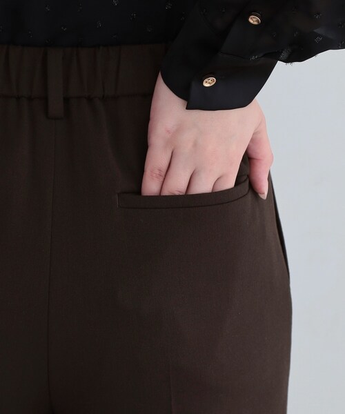 DRESSTERIOR（ドレステリア）の「【セットアップ可/温度調節】コンフォータブルワイドパンツ（その他パンツ・レディース・ブラウン系その他・38/36/34）」の13枚目の写真