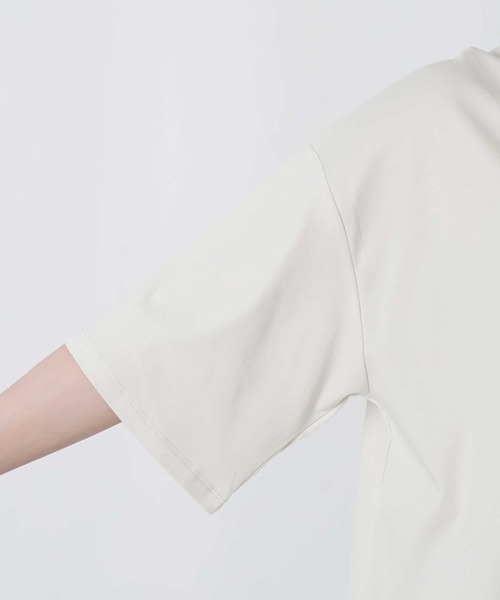 LUCA/LADY LUCK LUCA(ルカ/レディラックルカ)の「LC/LLL コンパクトスムースアシメレースドッキングプルオーバー(Tシャツ/カットソー・レディース・ブラック/ダークブラウン/オフホワイト・FREE)」の6枚目の写真