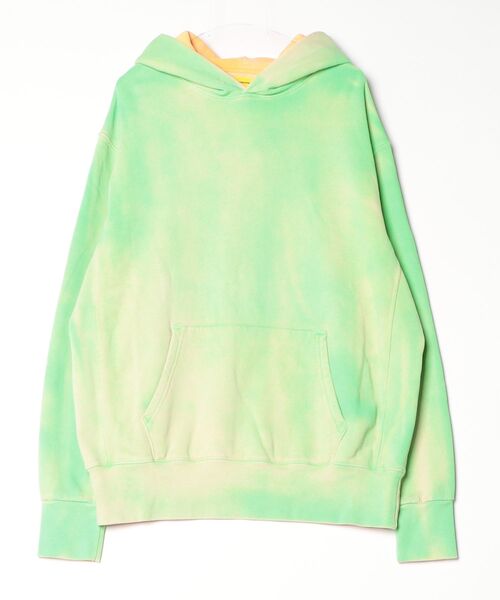 TATRAS CONCEPT STORE(タトラスコンセプトストア)の「NOTSONORMAL(ノットソーノーマル) LAST NIGHTS CROP HOODIE(パーカー・メンズ・グリーン・L/M)」の1枚目の写真