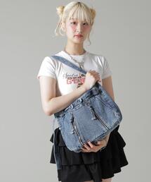 MAVYTH/メヴィス/W-ZIP DENIM SHOULDER BAG