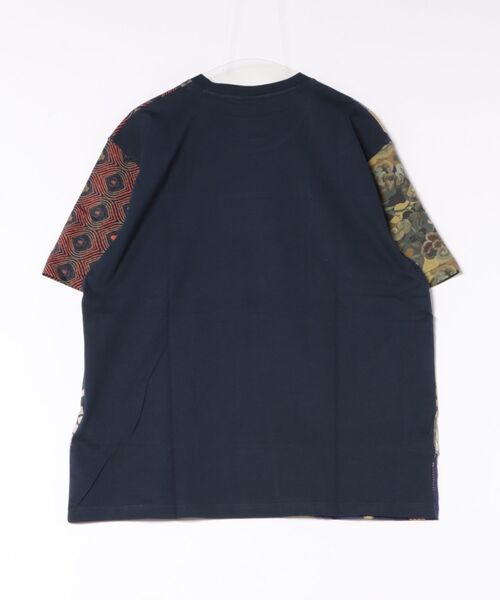 Desigual（デシグアル）の「マルチテキスタイルパネルブロック半袖Tシャツ（Tシャツ/カットソー・メンズ・ブルー・S/M/L/XL）」の7枚目の写真