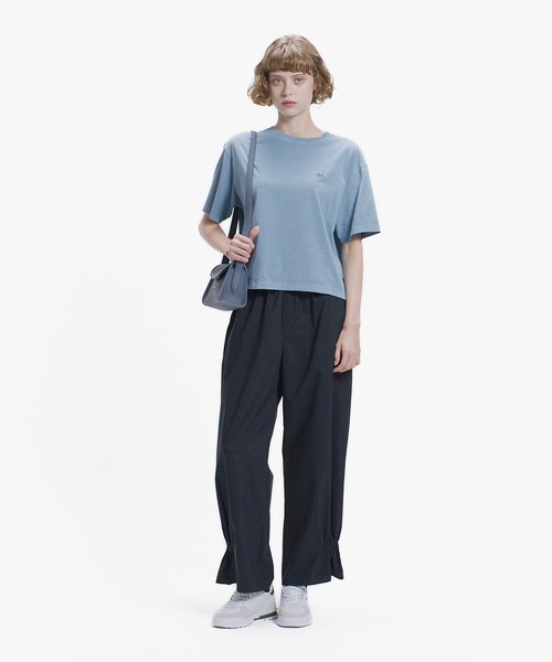 LACOSTE(ラコステ)の「裾ギャザーストレッチワイドパンツ(その他パンツ・レディース・ベージュ・34/36/40)」の9枚目の写真