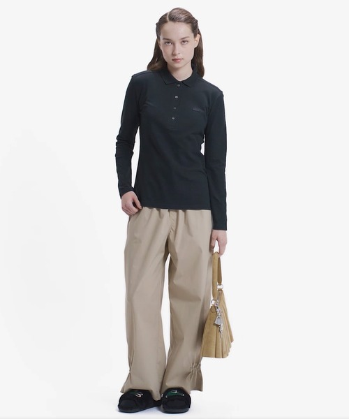 LACOSTE(ラコステ)の「裾ギャザーストレッチワイドパンツ(その他パンツ・レディース・ベージュ・34/36/40)」の20枚目の写真