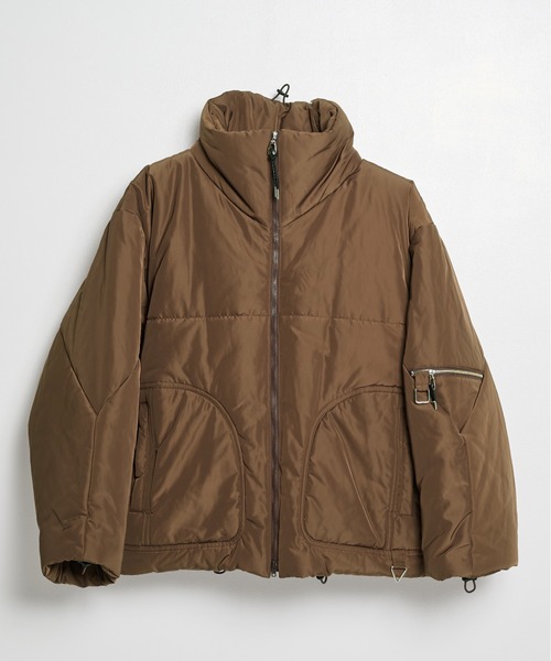 TOGA(トーガ)の「【TOGA TOO/トーガトゥー】Padded jacket/パデッドジャケット(ダウンジャケット/コート・レディース・ブラウン/ブラック/ホワイト・MEDIUM)」の1枚目の写真