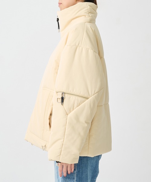 TOGA(トーガ)の「【TOGA TOO/トーガトゥー】Padded jacket/パデッドジャケット(ダウンジャケット/コート・レディース・ブラウン/ブラック/ホワイト・MEDIUM)」の7枚目の写真