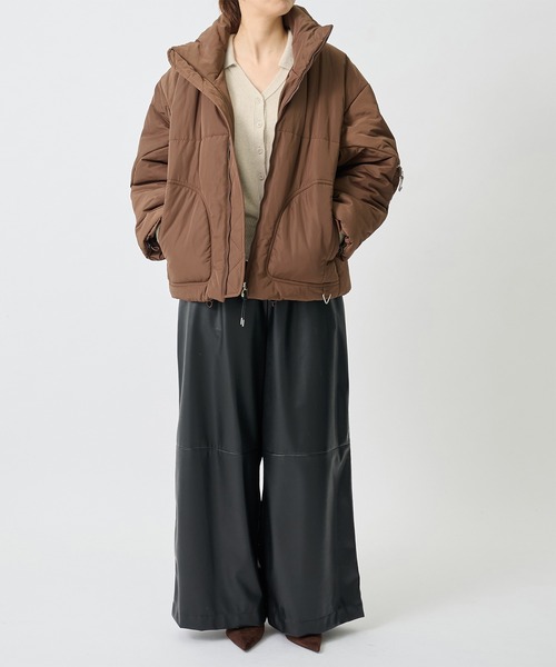 TOGA(トーガ)の「【TOGA TOO/トーガトゥー】Padded jacket/パデッドジャケット(ダウンジャケット/コート・レディース・ブラウン/ブラック/ホワイト・MEDIUM)」の21枚目の写真