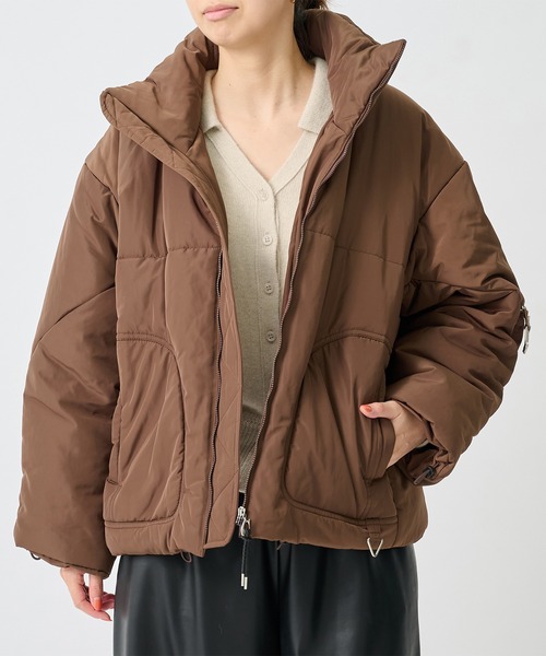 TOGA(トーガ)の「【TOGA TOO/トーガトゥー】Padded jacket/パデッドジャケット(ダウンジャケット/コート・レディース・ブラウン/ブラック/ホワイト・MEDIUM)」の22枚目の写真