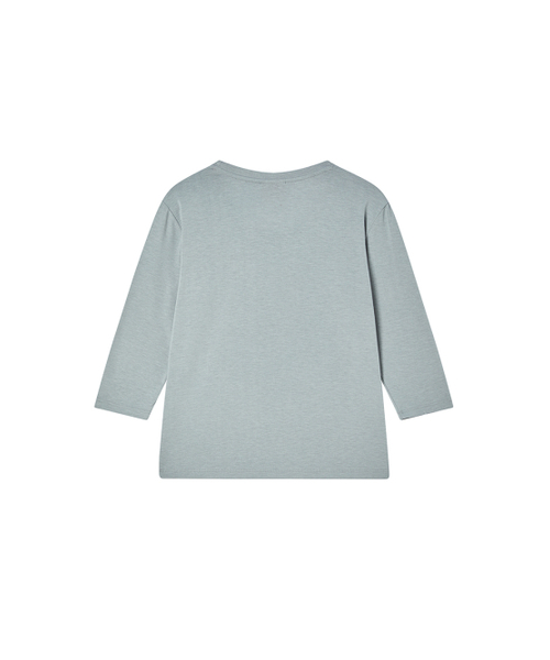 NYXX(エヌワイエックスエックス)の「95 BASIC L/S LIGHT GREY(Tシャツ/カットソー・レディース・その他・FREE)」の3枚目の写真