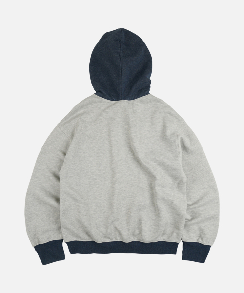 FRIZMWORKS（フリズムワークス）の「COLOR BLOCK POCKET HOODY _ NAVY（パーカー・メンズ・その他・SMALL/MEDIUM/LARGE/X-LARGE）」の2枚目の写真