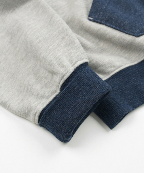 FRIZMWORKS（フリズムワークス）の「COLOR BLOCK POCKET HOODY _ NAVY（パーカー・メンズ・その他・SMALL/MEDIUM/LARGE/X-LARGE）」の6枚目の写真