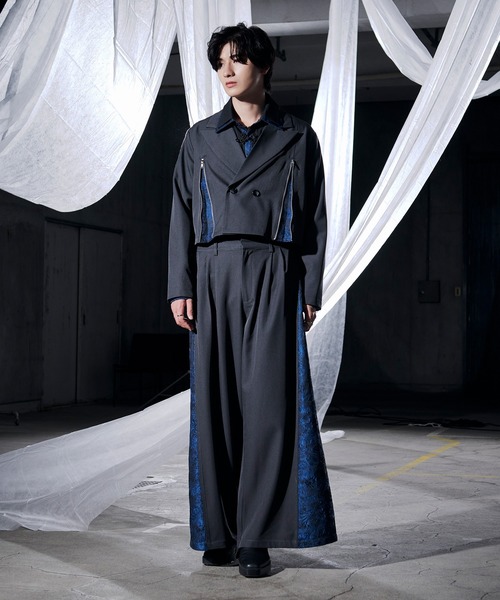 Ellno Loset（エルノロゼット）の「サイドジャガードハカマパンツ/SETUP対応（その他パンツ・メンズ・グレー/ブラック・X-SMALL/SMALL/MEDIUM/LARGE）」の22枚目の写真