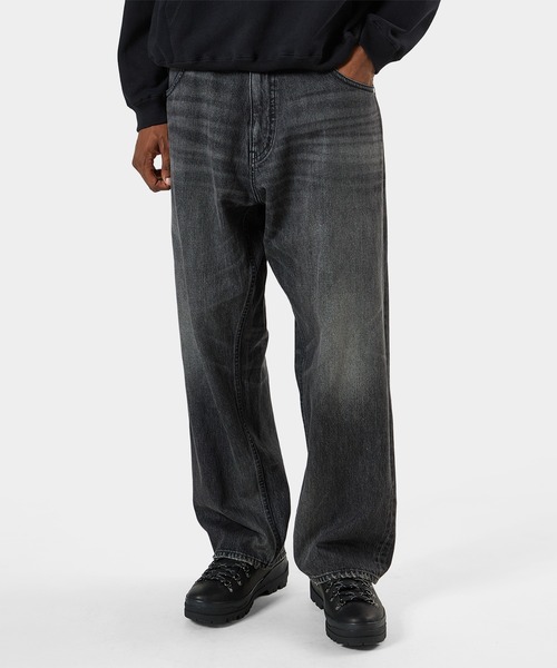 HUF(ハフ)の「EXPRESSION DENIM PANT(デニムパンツ・メンズ・ライトインディゴブルー/ブラック系その他・30/28/36/34/32)」の1枚目の写真
