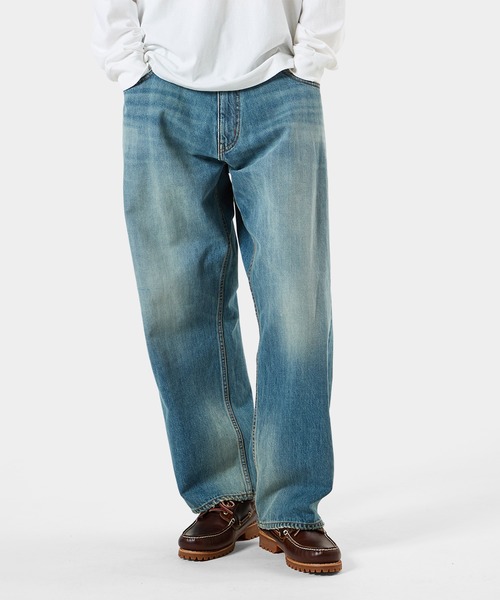 HUF(ハフ)の「EXPRESSION DENIM PANT(デニムパンツ・メンズ・ライトインディゴブルー/ブラック系その他・30/28/36/34/32)」の2枚目の写真