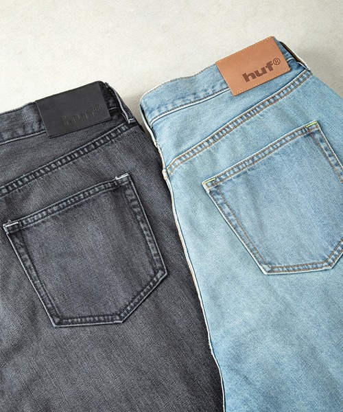 HUF(ハフ)の「EXPRESSION DENIM PANT(デニムパンツ・メンズ・ライトインディゴブルー/ブラック系その他・30/28/36/34/32)」の15枚目の写真