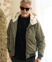 Maison code 13（メゾンコードサーティーン）の「mj11802- Nylon Hooded Zip Jacket フーデッドジップジャケット(M26W-08)（その他アウター）」