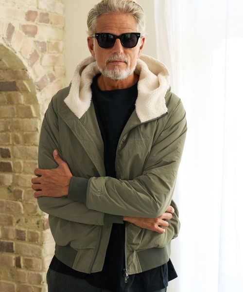 Maison code 13(メゾンコードサーティーン)の「mj11802- Nylon Hooded Zip Jacket フーデッドジップジャケット(M26W-08)(その他アウター・メンズ・ブラック/カーキ・S/M/L)」の16枚目の写真
