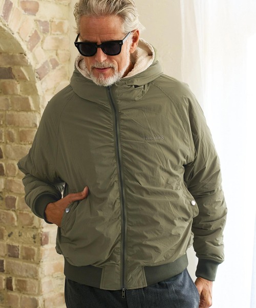 Maison code 13(メゾンコードサーティーン)の「mj11802- Nylon Hooded Zip Jacket フーデッドジップジャケット(M26W-08)(その他アウター・メンズ・ブラック/カーキ・S/M/L)」の17枚目の写真