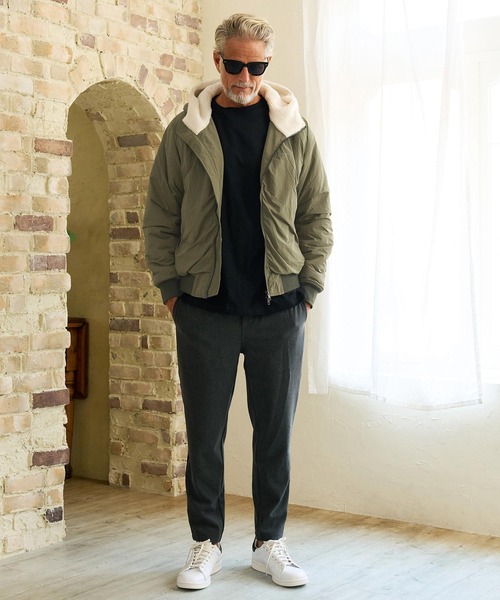 Maison code 13(メゾンコードサーティーン)の「mj11802- Nylon Hooded Zip Jacket フーデッドジップジャケット(M26W-08)(その他アウター・メンズ・ブラック/カーキ・S/M/L)」の18枚目の写真