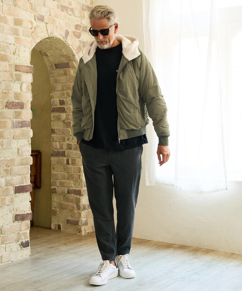 Maison code 13(メゾンコードサーティーン)の「mj11802- Nylon Hooded Zip Jacket フーデッドジップジャケット(M26W-08)(その他アウター・メンズ・ブラック/カーキ・S/M/L)」の19枚目の写真