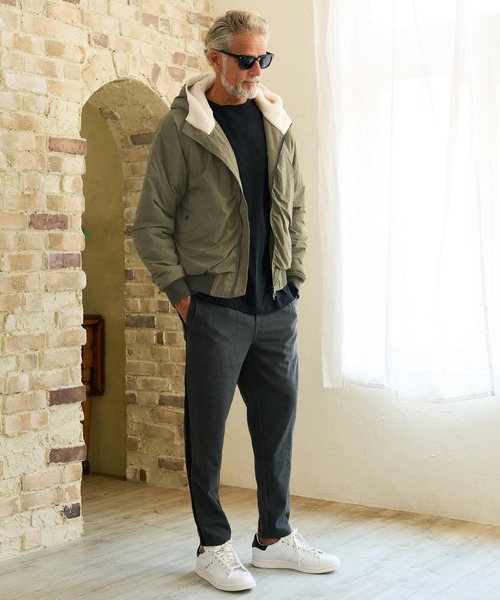 Maison code 13(メゾンコードサーティーン)の「mj11802- Nylon Hooded Zip Jacket フーデッドジップジャケット(M26W-08)(その他アウター・メンズ・ブラック/カーキ・S/M/L)」の20枚目の写真