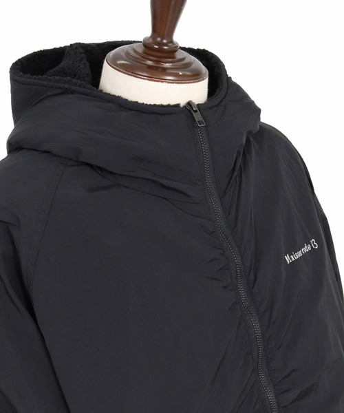 Maison code 13(メゾンコードサーティーン)の「mj11802- Nylon Hooded Zip Jacket フーデッドジップジャケット(M26W-08)(その他アウター・メンズ・ブラック/カーキ・S/M/L)」の6枚目の写真