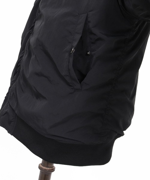 Maison code 13(メゾンコードサーティーン)の「mj11802- Nylon Hooded Zip Jacket フーデッドジップジャケット(M26W-08)(その他アウター・メンズ・ブラック/カーキ・S/M/L)」の10枚目の写真