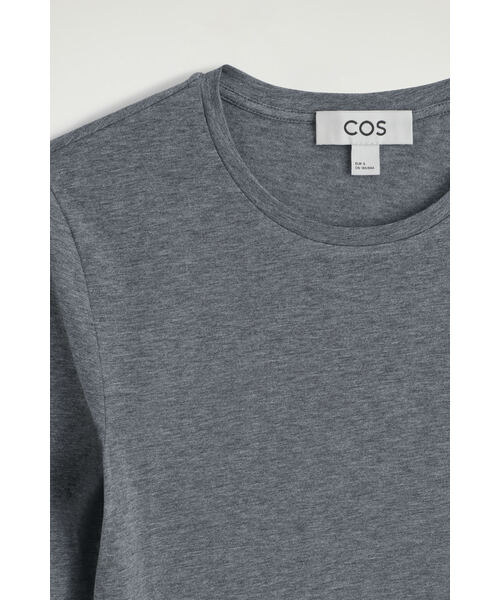 COS(コス)の「コットン長袖トップス(Tシャツ/カットソー・レディース・グレー系その他/ダークブラウン系1・S/XS/M/L/XL)」の16枚目の写真