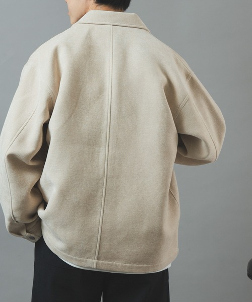 ITEMS URBANRESEARCH(アイテムズ アーバンリサーチ)の「WOVEN MOLLE コーチジャケット(ブルゾン・メンズ・オフホワイト/ダークブラウン/ブラック・MEDIUM/LARGE)」の6枚目の写真