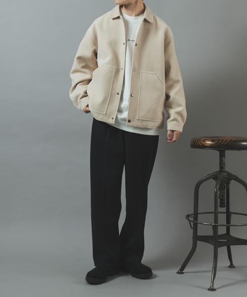 ITEMS URBANRESEARCH(アイテムズ アーバンリサーチ)の「WOVEN MOLLE コーチジャケット(ブルゾン・メンズ・オフホワイト/ダークブラウン/ブラック・MEDIUM/LARGE)」の9枚目の写真