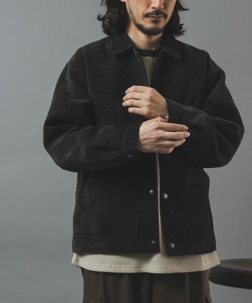 ITEMS URBANRESEARCH(アイテムズ アーバンリサーチ)の「WOVEN MOLLE コーチジャケット(ブルゾン・メンズ・オフホワイト/ダークブラウン/ブラック・MEDIUM/LARGE)」の12枚目の写真