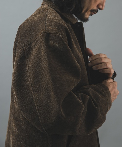 ITEMS URBANRESEARCH(アイテムズ アーバンリサーチ)の「WOVEN MOLLE コーチジャケット(ブルゾン・メンズ・オフホワイト/ダークブラウン/ブラック・MEDIUM/LARGE)」の16枚目の写真