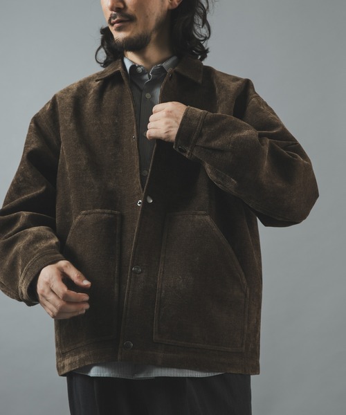 ITEMS URBANRESEARCH(アイテムズ アーバンリサーチ)の「WOVEN MOLLE コーチジャケット(ブルゾン・メンズ・オフホワイト/ダークブラウン/ブラック・MEDIUM/LARGE)」の18枚目の写真