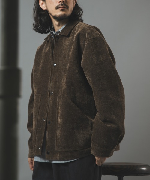 ITEMS URBANRESEARCH(アイテムズ アーバンリサーチ)の「WOVEN MOLLE コーチジャケット(ブルゾン・メンズ・オフホワイト/ダークブラウン/ブラック・MEDIUM/LARGE)」の19枚目の写真