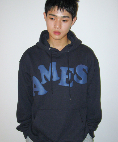 AMESWORLDWIDE(アメスワールドワイド)の「BIG TYPO HOODIE NAVY(パーカー・レディース・その他・SMALL/MEDIUM/LARGE)」の3枚目の写真