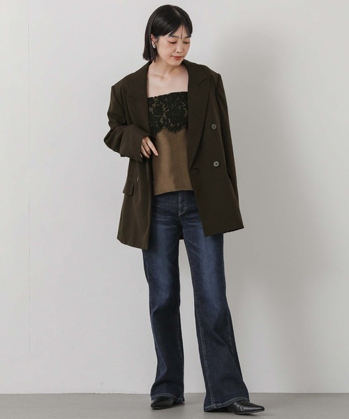 Gready Brilliant(グレディブリリアン)の「シャンタンレースキャミ(シャツ/ブラウス・レディース・グレー/ブラウン・38)」の13枚目の写真
