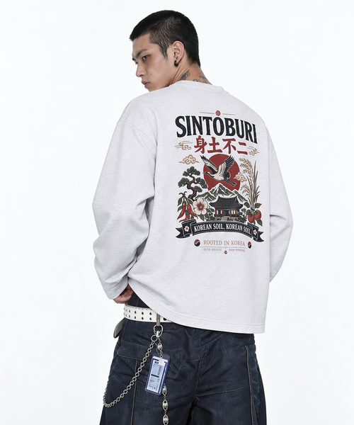 ARTISTWEAR(アーティストウェア)の「シントブリ 長袖Tシャツ(Tシャツ/カットソー・レディース・ブラック/オートミール/タン・MEDIUM/LARGE/X-LARGE/XX-LARGE)」の3枚目の写真