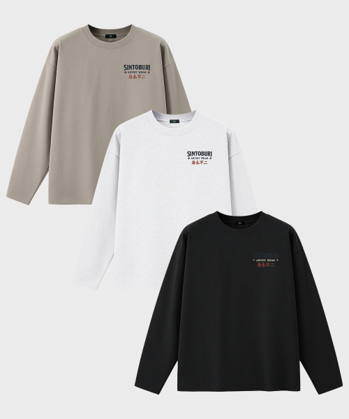 ARTISTWEAR(アーティストウェア)の「シントブリ 長袖Tシャツ(Tシャツ/カットソー・レディース・ブラック/オートミール/タン・MEDIUM/LARGE/X-LARGE/XX-LARGE)」の4枚目の写真